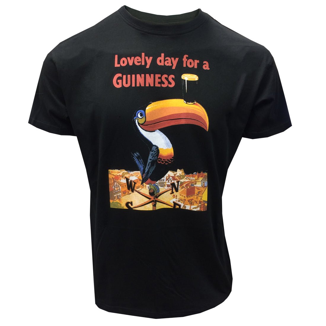 A lovely day for a Guinness T-shirt - Black